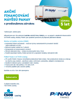 Akční financování návěsů PANAV